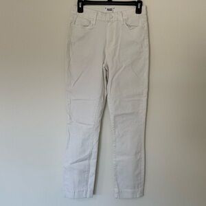 Paige White Hoxton Ankle Skinny Jeans Size 27